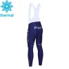 Fietsbroek Lang met Bretels 2021 Astana–Premier Tech N001 Winter Thermal Fleece